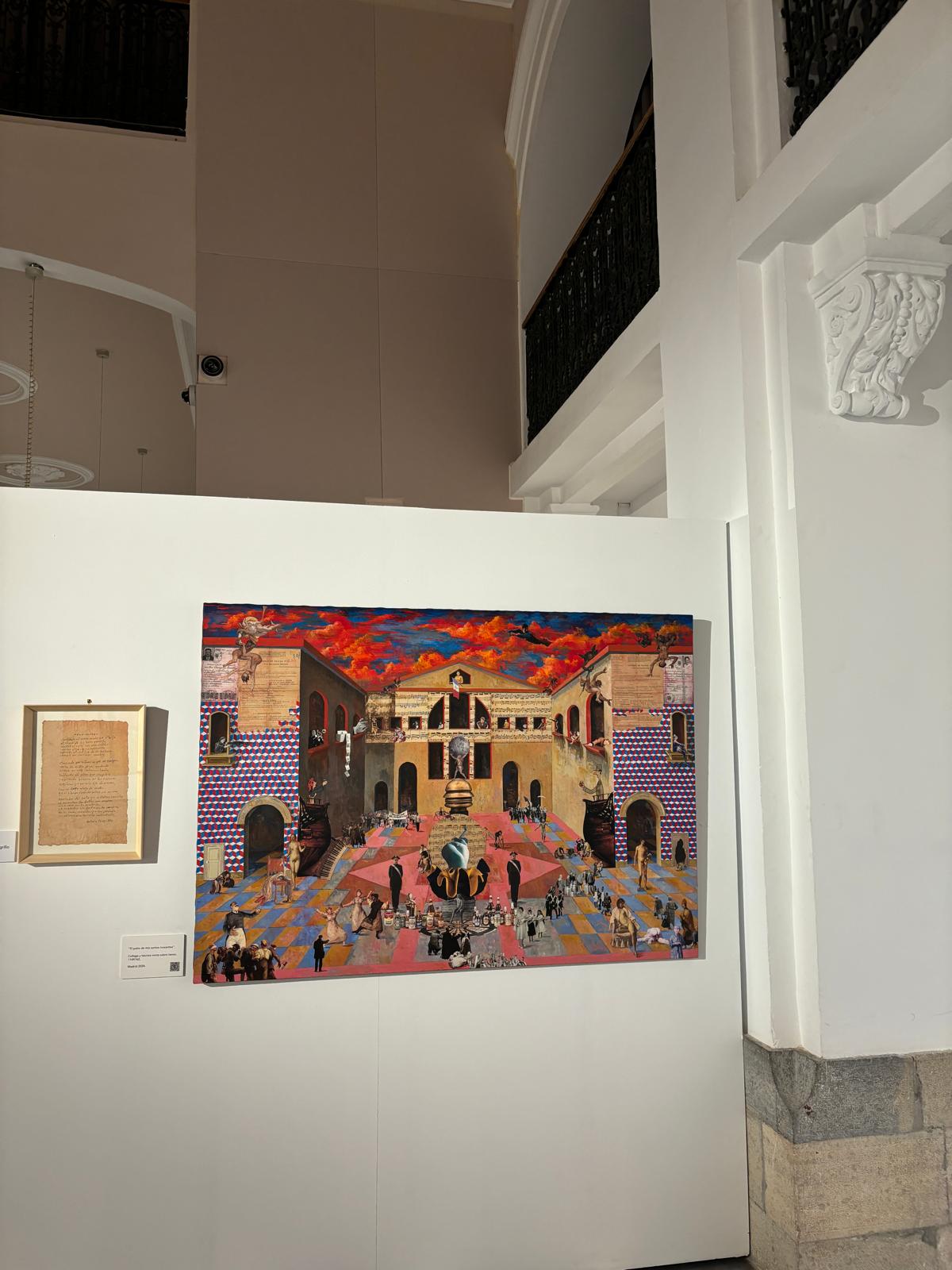 Vista exposición: ESCRITURA. José Antonio Zaragoza.