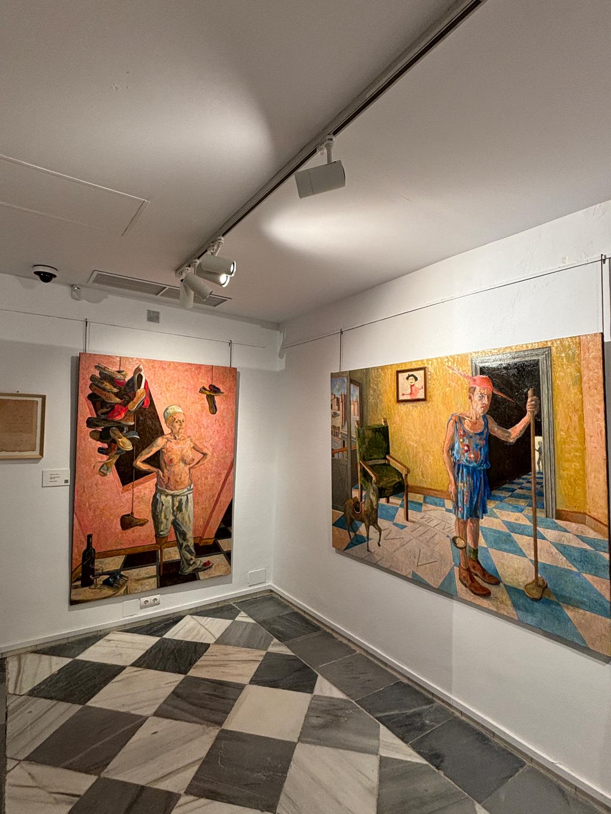 Vista de la exposición: ESCRITURA. José Antonio Zaragoza.