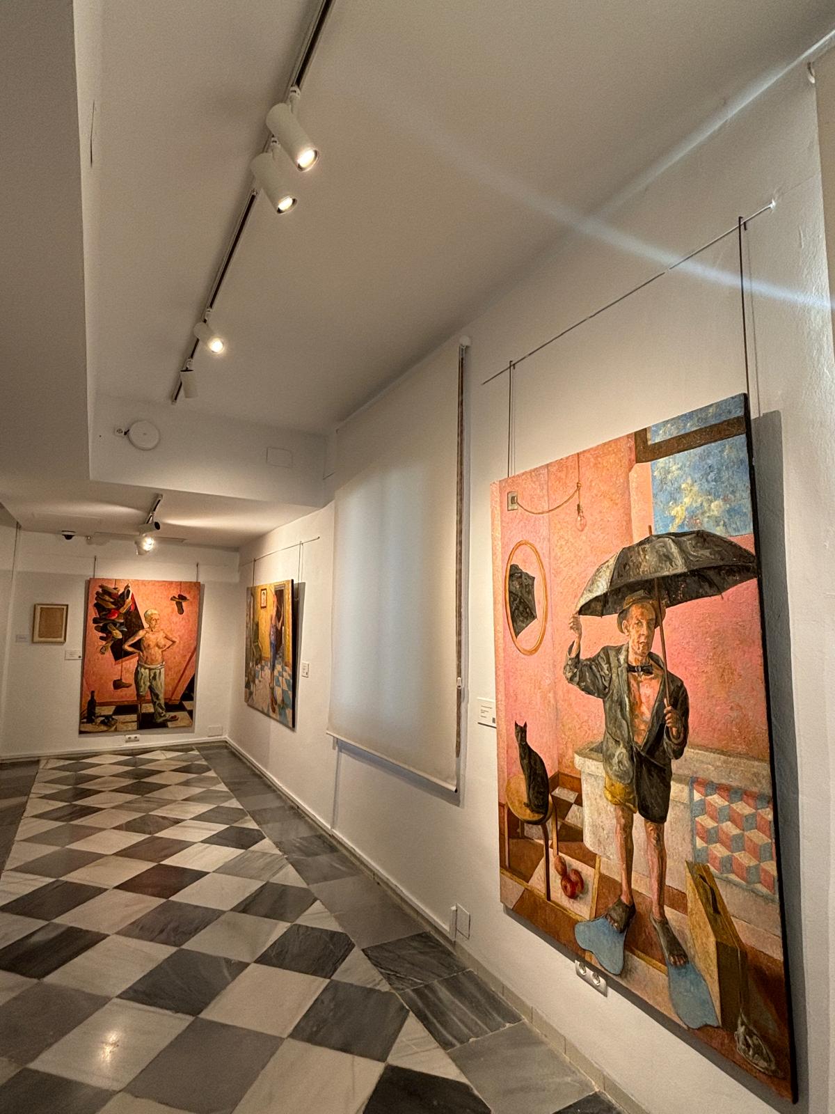 Vista de la exposición: ESCRITURA. José Antonio Zaragoza.